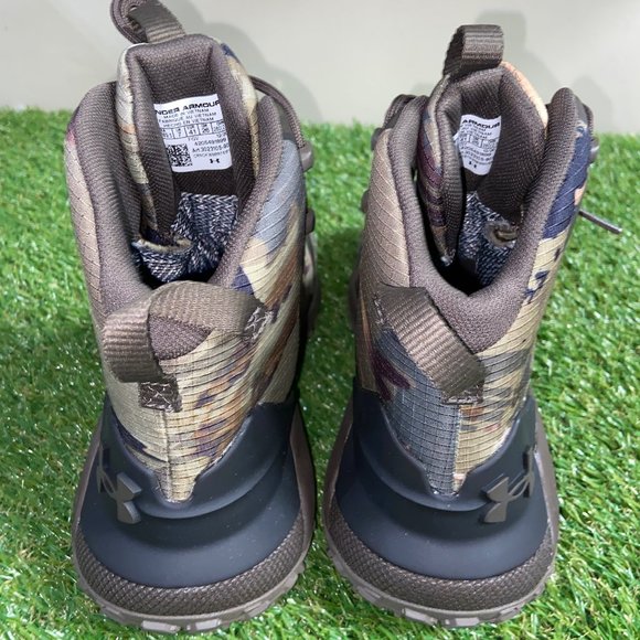 Under Armour UA HOVR Dawn WP Boots Men\'s Size 8 UA Forest AS Camo 3023105-901 main image 8